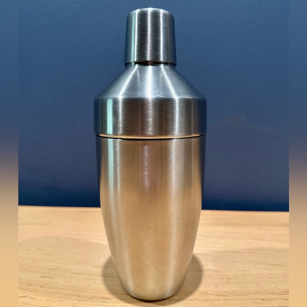 Crate & Barrel Carter McGuyer Stainless Steel Cocktail Shaker